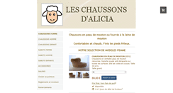 Desktop Screenshot of leschaussonsdalicia.com